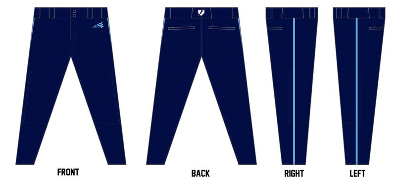 Lincroft Lightning Custom Athletic Baseball Pant #BP4D