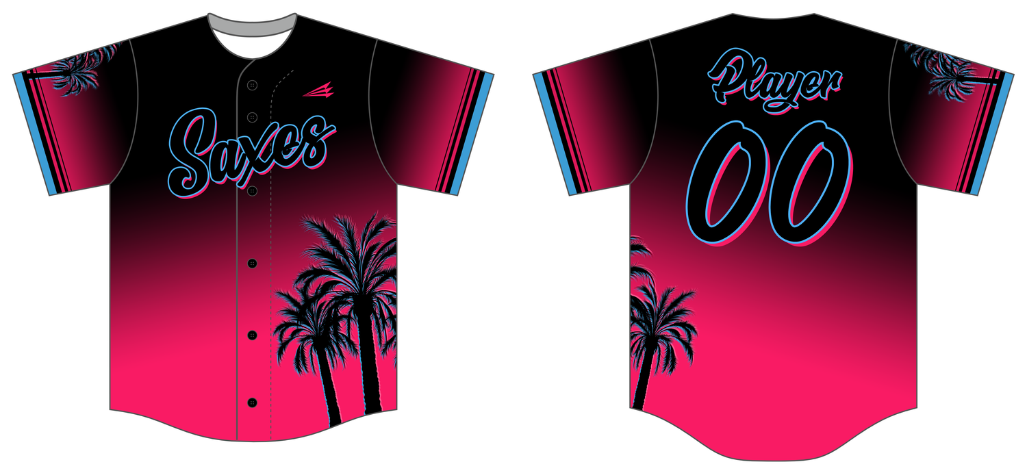Saxes (Cahill) Custom HexaFlex Baseball Jersey #J1