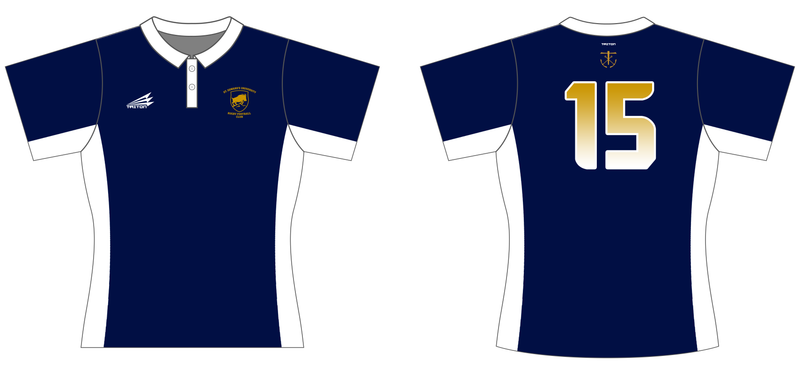 St. Edward&#39;s University Rugby Football Club Custom Polo QuadFlex Jersey #J1c