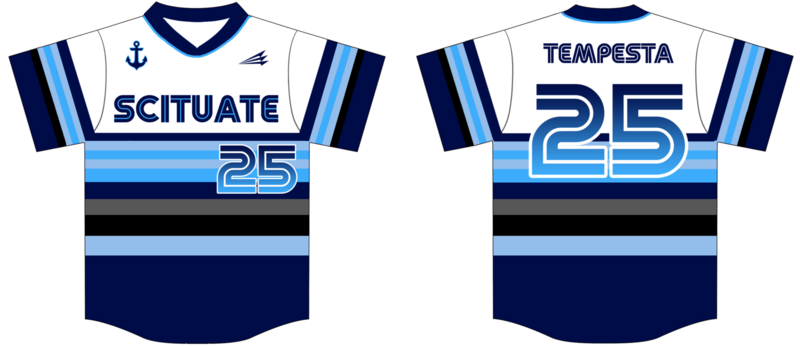 Scituate Custom Nanodri Baseball Jersey #1