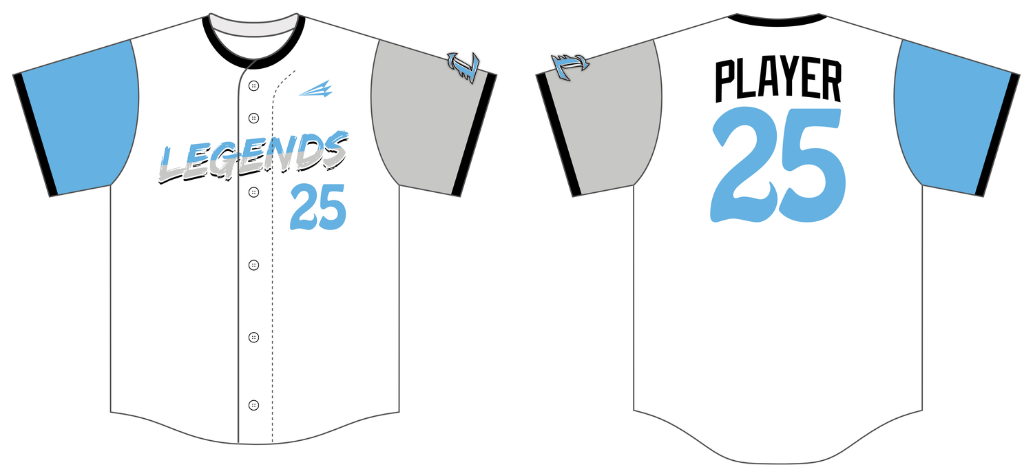 Illinois Legends Custom HexaFlex Baseball Jersey #J2G