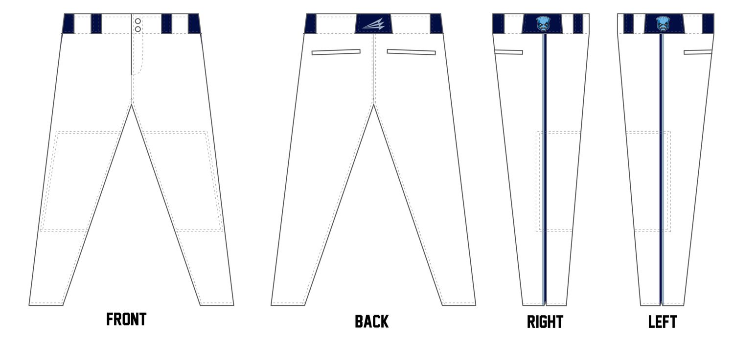 Blue Sox Custom Athletic Baseball Pant #BP23D