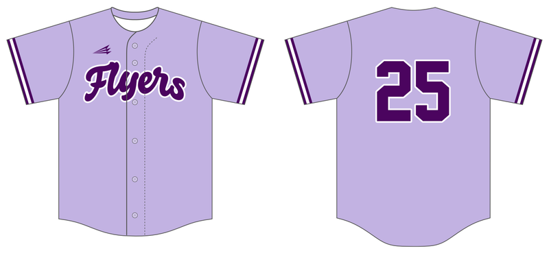 Lapoynor Flyers Custom NanoDri Baseball Jersey #J6C