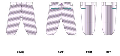 Carlsbad Curve Custom Knicker Baseball Pants #BP1