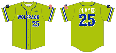 JDS Wolfpack Custom NanoDri Baseball Jersey #J1