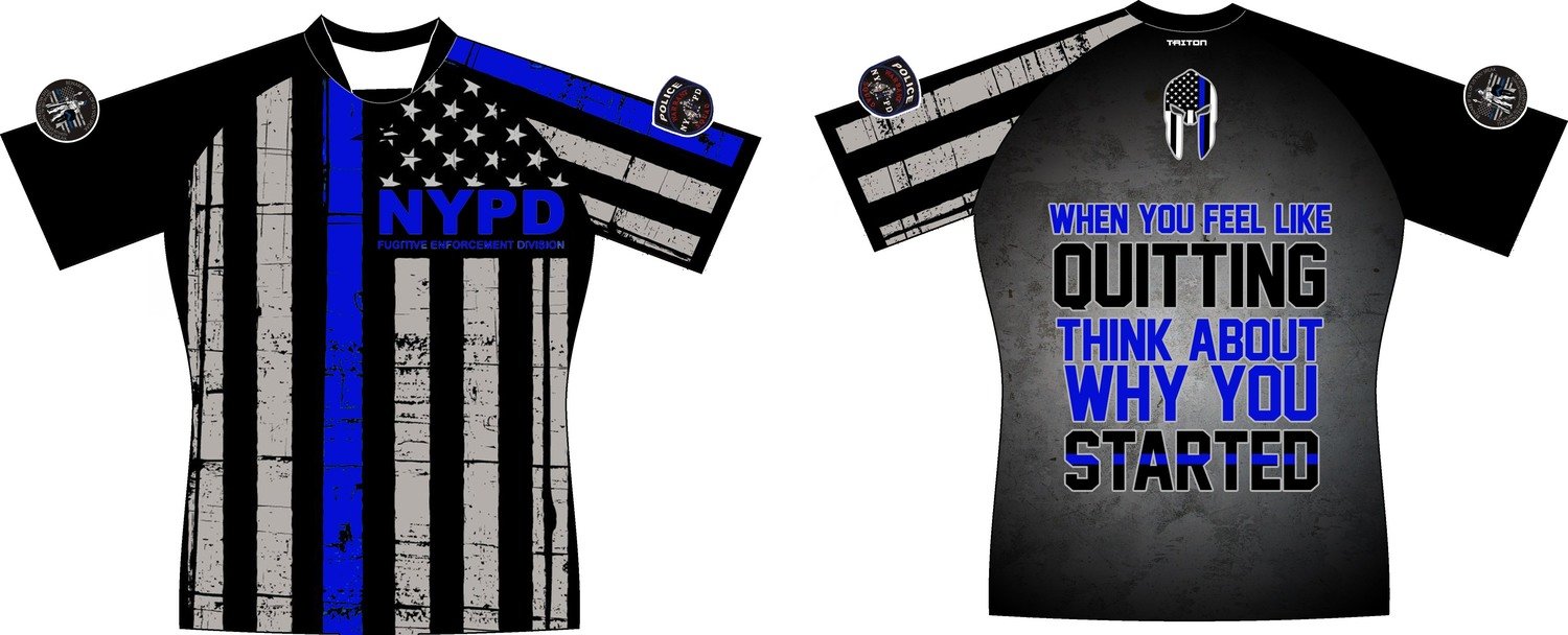 NYPD Warrant Squad Custom Classic OCR Jersey #1