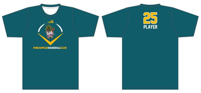 Pineapples Baseball Club Custom HyperTee #HT1