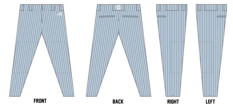 SoCal Wolfpack Custom Athletic Baseball Pant #BP2B