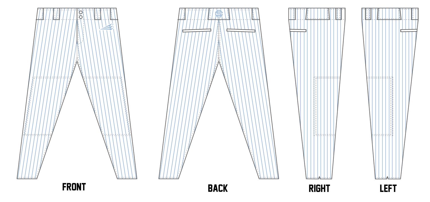 SoCal Wolfpack Custom Athletic Baseball Pant #BP1