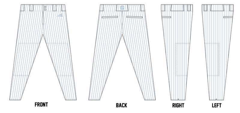SoCal Wolfpack Custom Athletic Baseball Pant #BP1