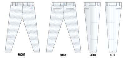 SoCal Wolfpack Custom Athletic Baseball Pant #BP1