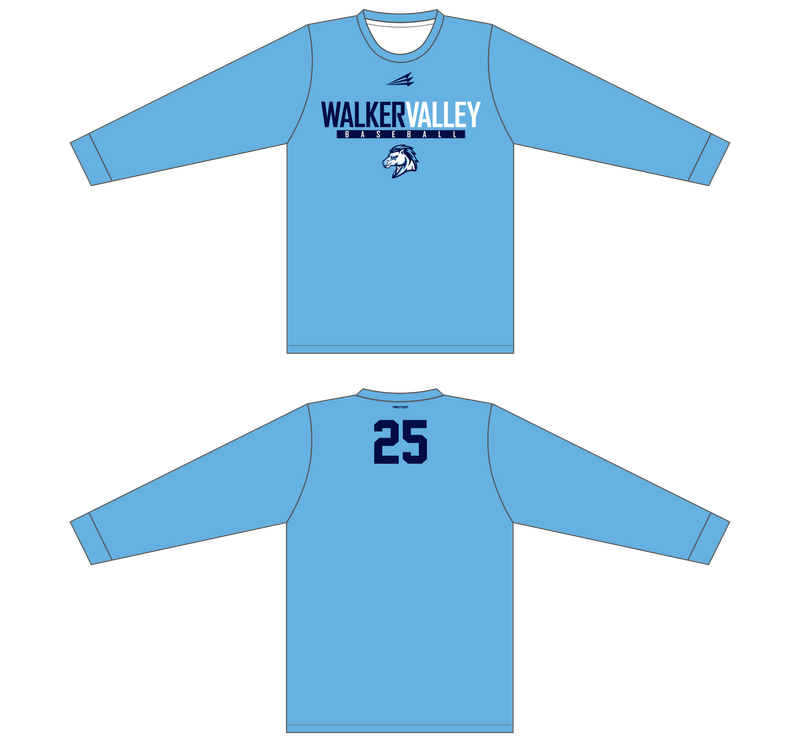Walker Valley High School Custom Longsleeve HyperTee #LHT1