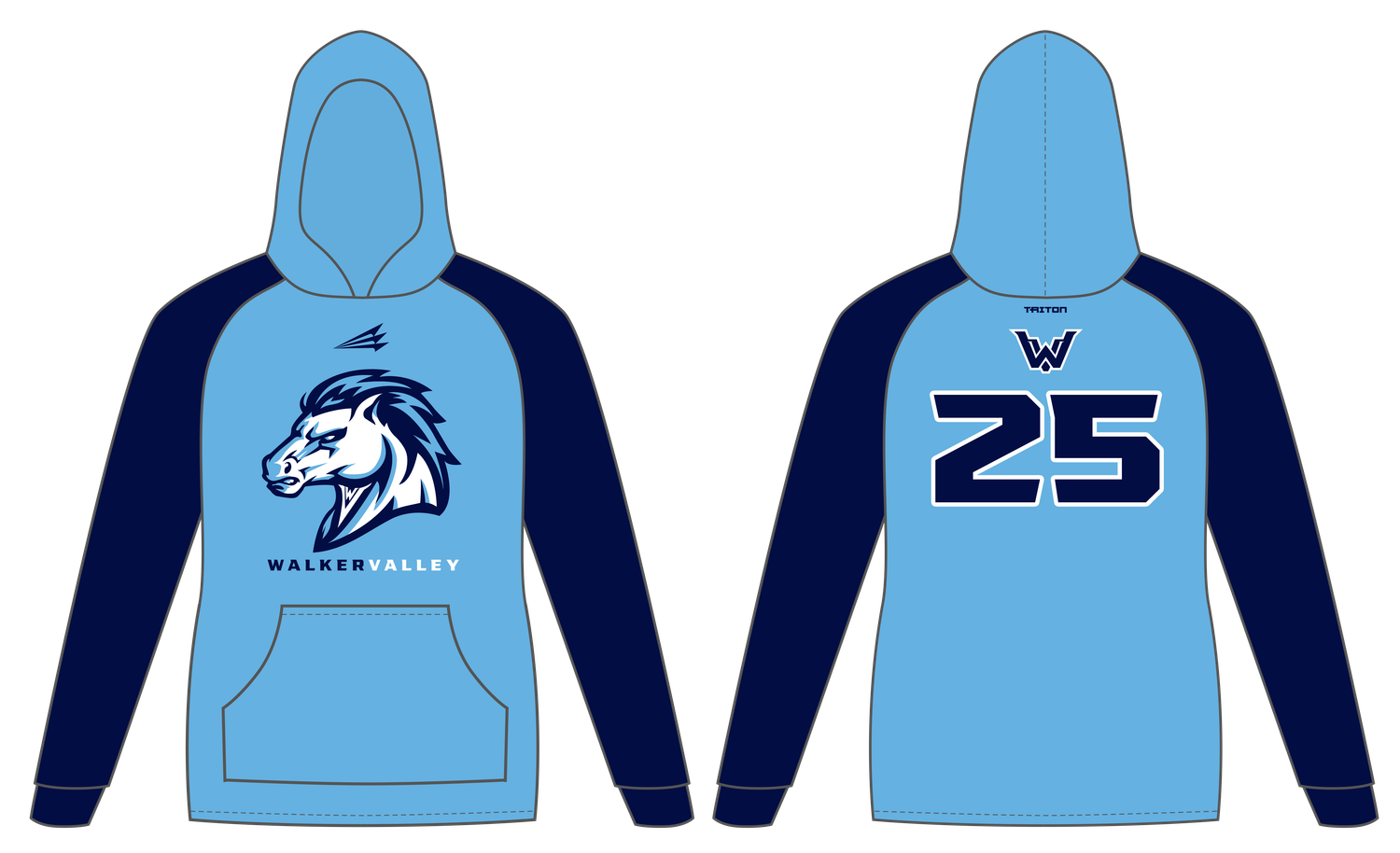 Walker Valley High School Custom Vulcan Hoodie #VH1