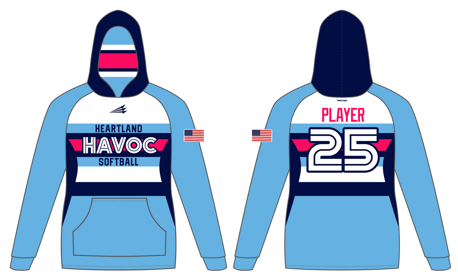 Heartland HAVOC Custom Vulcan Hoodie #VH1