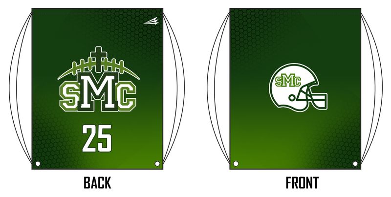 SMC Eagles Football Custom Drawstring Bag
