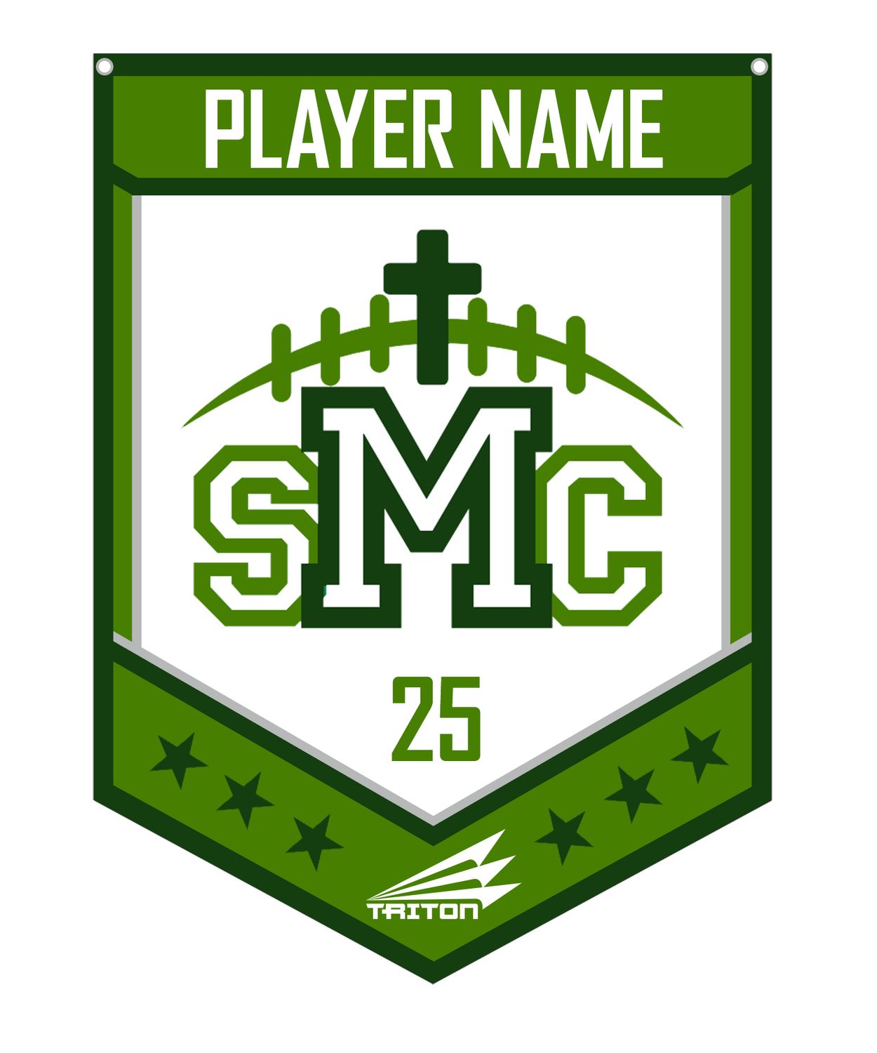 SMC Eagles Football Custom Banner
