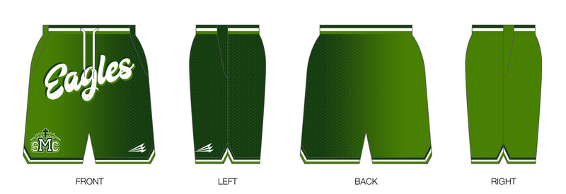 SMC Eagles Football Custom Retro Mesh Shorts