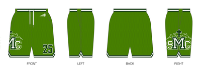 SMC Eagles Football Custom Retro Mesh Shorts