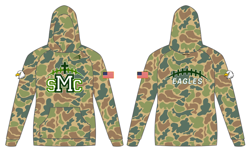 SMC Eagles Football Custom Vulcan Hoodie