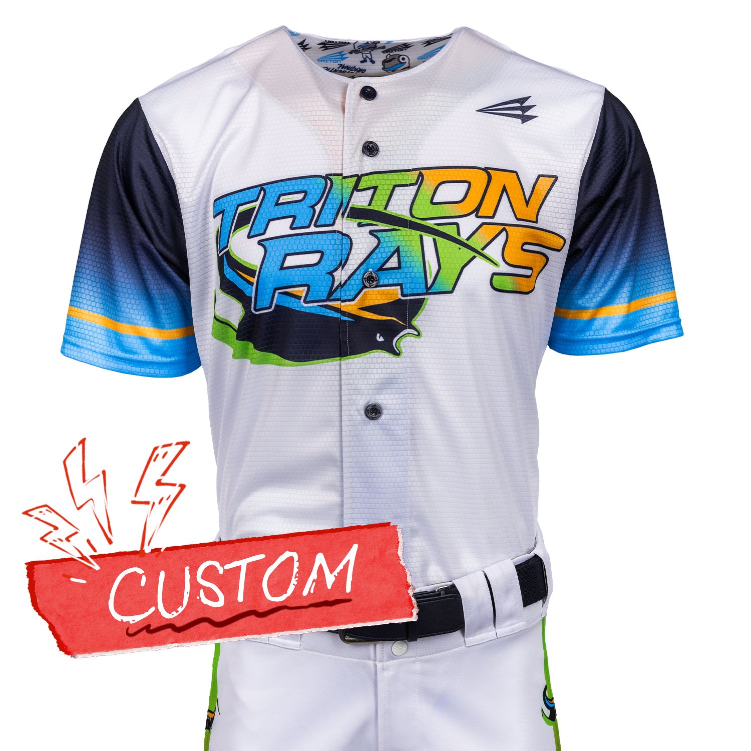 Triton Rays Custom Baseball Jersey