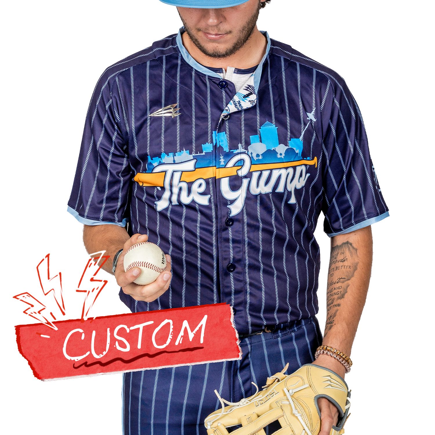 Triton Rays Custom Baseball Jersey