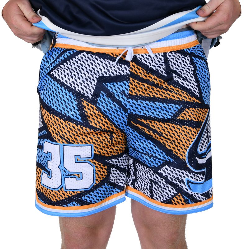 Triton Rays Custom Retro Mesh Shorts