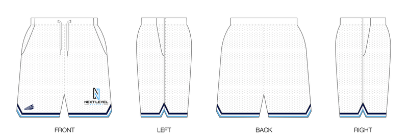 Next Level Academy Custom Retro Mesh Shorts