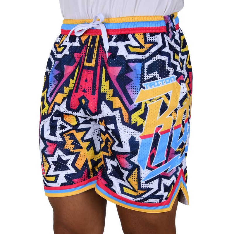 Triton Rays Custom Retro Mesh Shorts