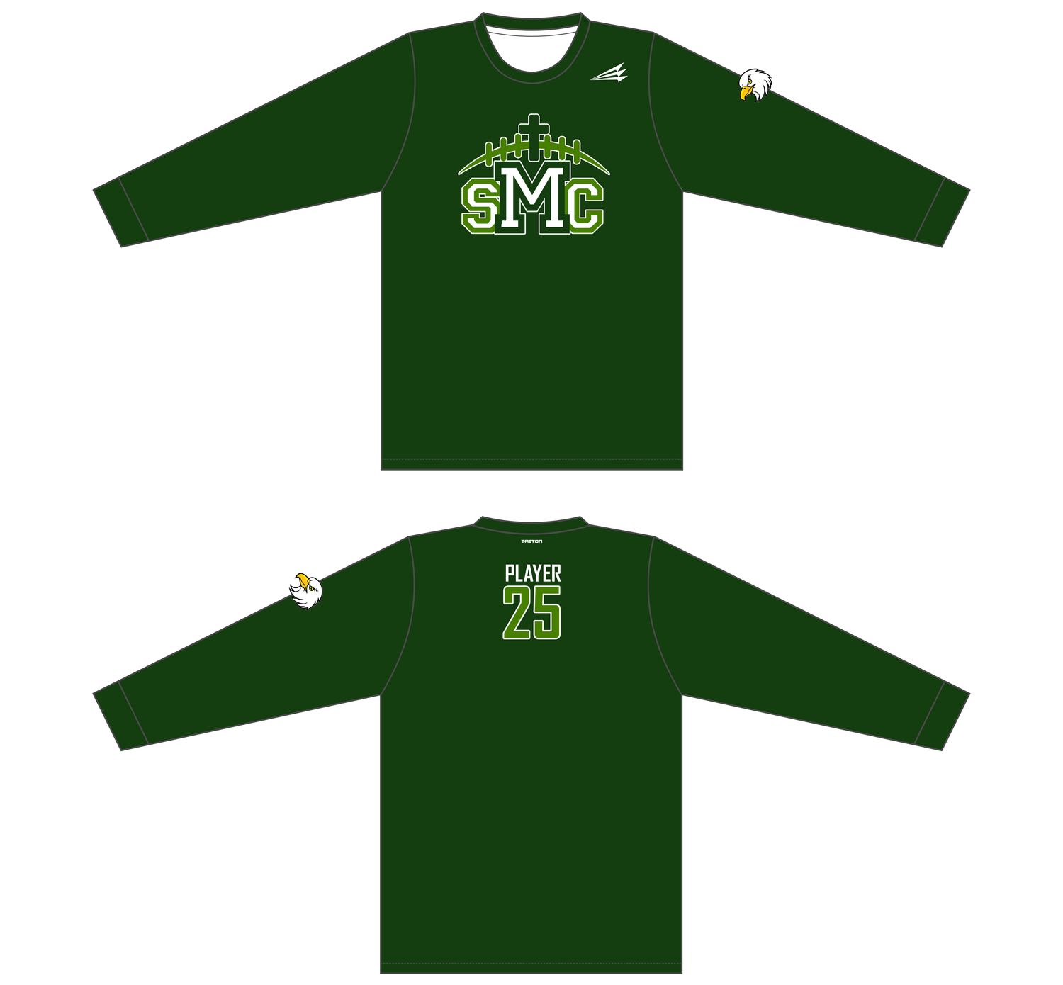 SMC Eagles Football Custom HyperTee (Longsleeve)