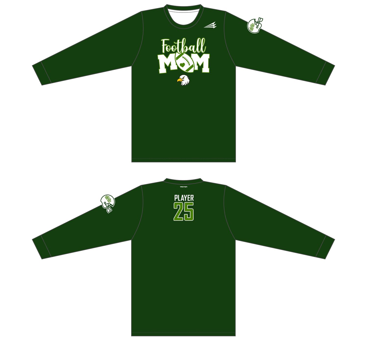 SMC Eagles Football Custom HyperTee (Longsleeve)
