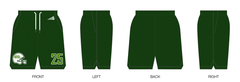 SMC Eagles Football Custom Retro Mesh Shorts