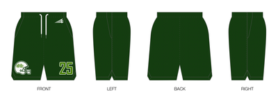 SMC Eagles Football Custom Retro Mesh Shorts