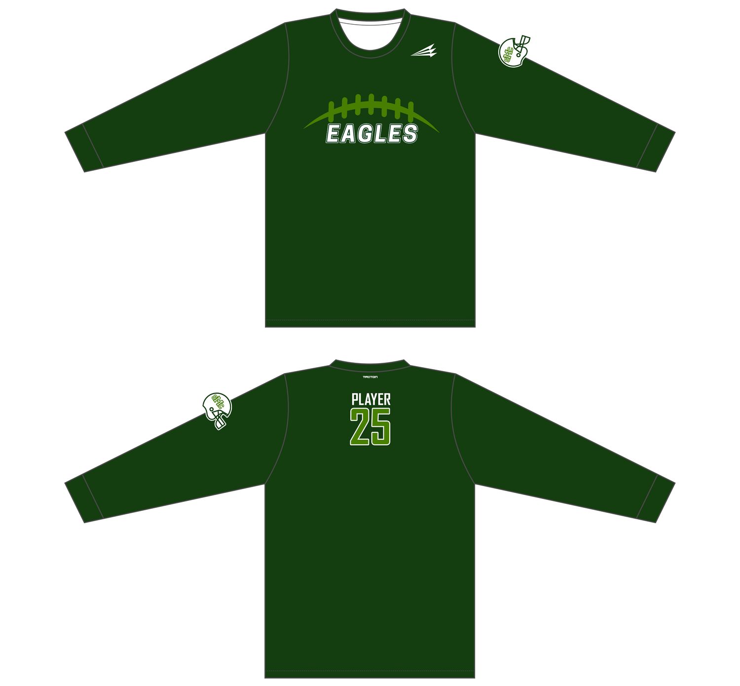SMC Eagles Football Custom HyperTee (Longsleeve)