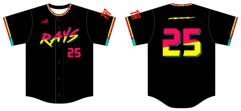Triton Rays Custom Baseball Jersey