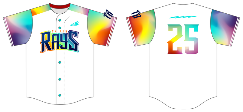 Triton Rays Custom Baseball Jersey