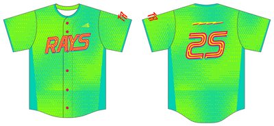 Triton Rays Custom Baseball Jersey