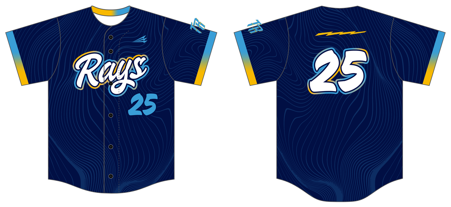 Triton Rays Custom Baseball Jersey
