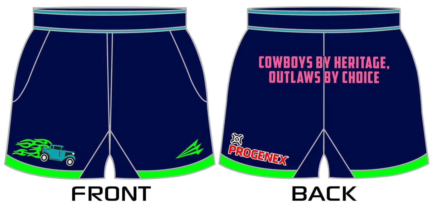 Hot Rod Lincolns Custom Rugby Shorts #1d