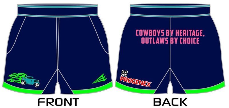 Hot Rod Lincolns Custom Rugby Shorts #1d