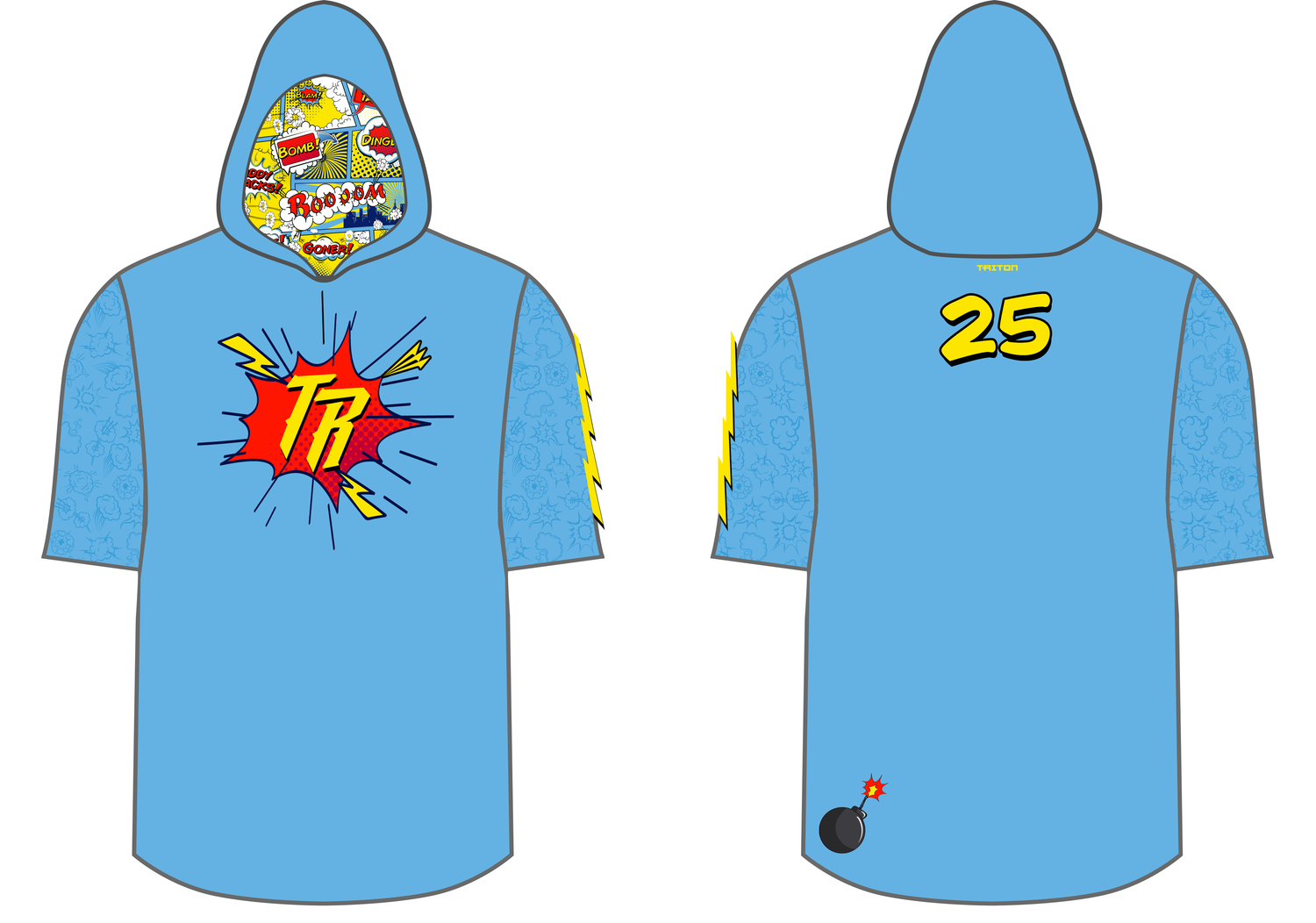 Triton Rays Custom Pro Premier Pullover (Shortsleeve)