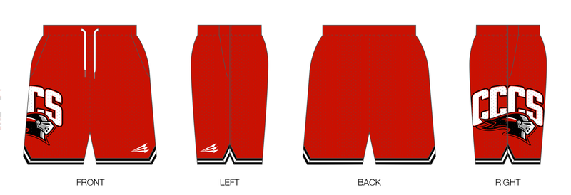 Cedar Creek Christian School Custom Retro Mesh Shorts