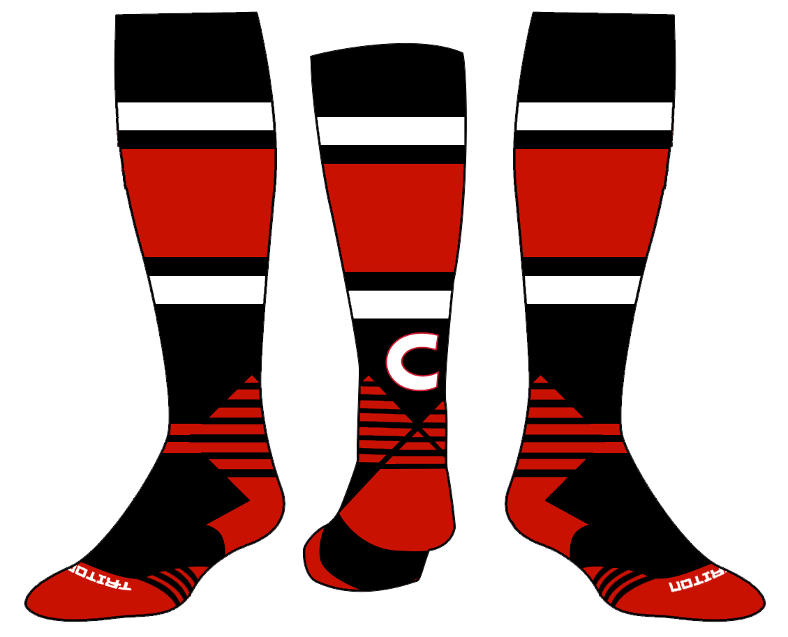 Cedar Creek Christian School Baseball Custom Socks