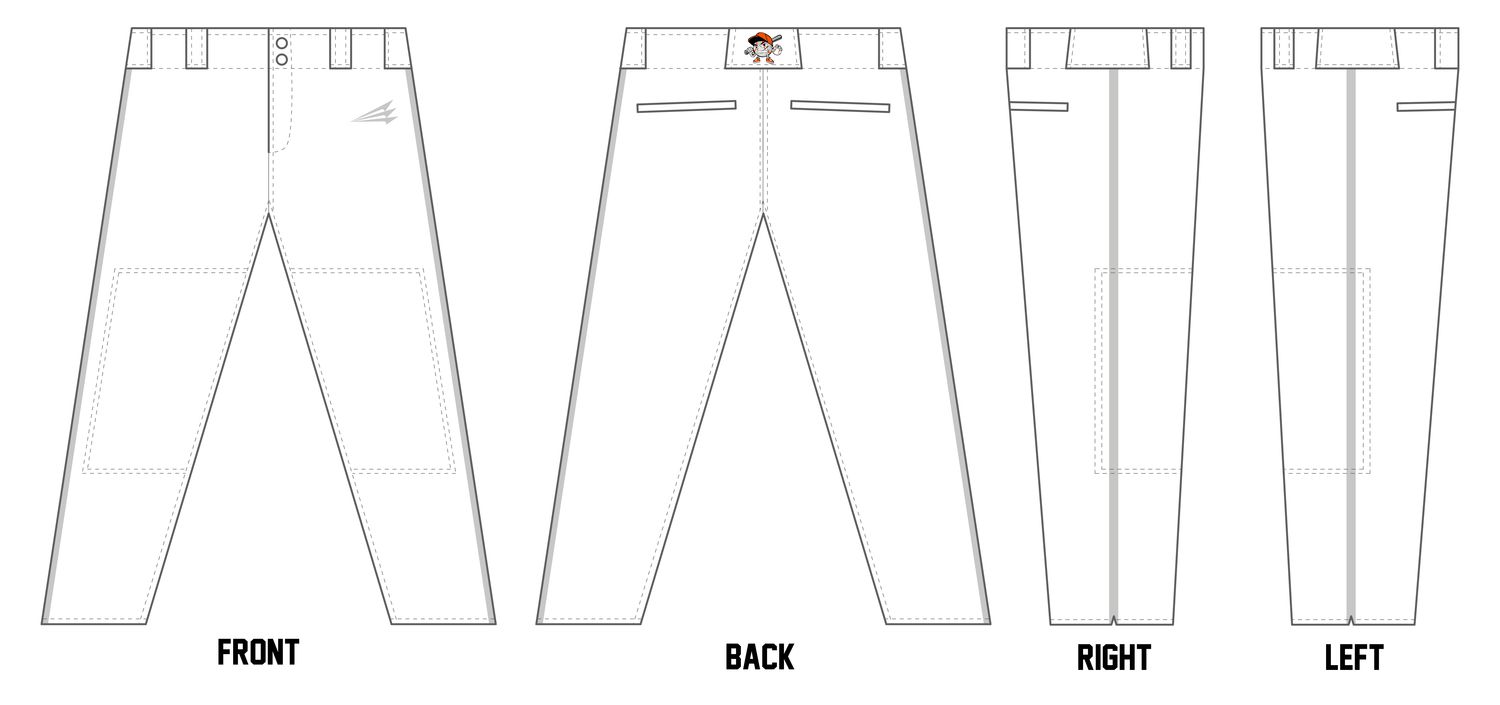 Freeport Stix Custom Athletic Cut Baseball Pants #BP45C
