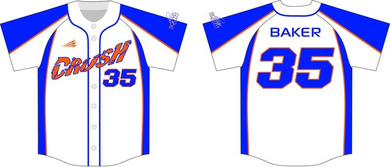 Clanton Crush Baseball Game Jersey #3b