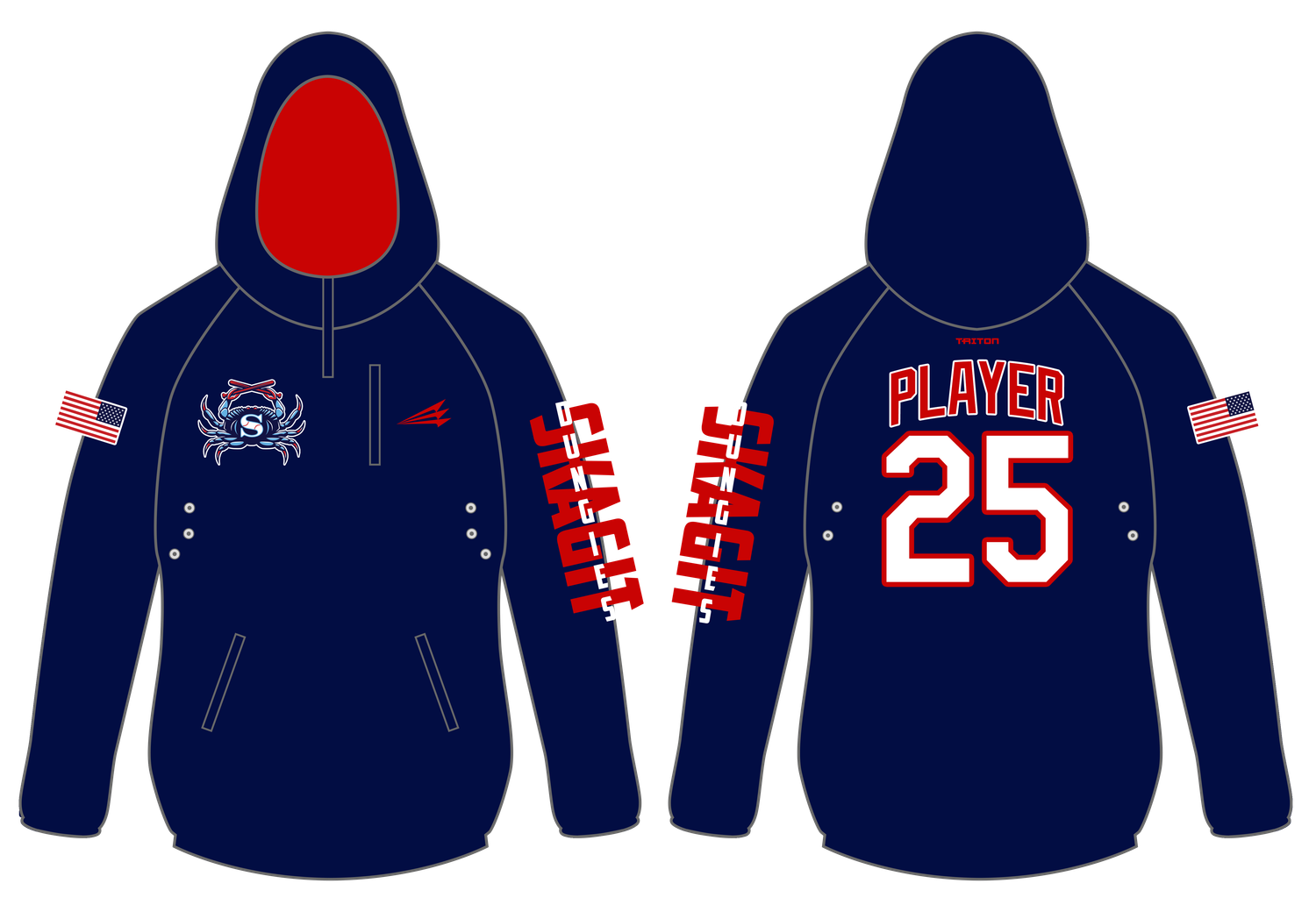 Skagit Dungies Custom Gladiator Hoodie