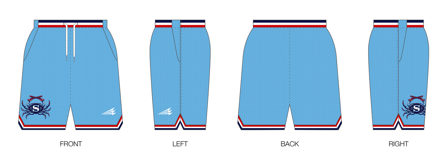 Skagit Dungies Custom Retro Mesh Shorts