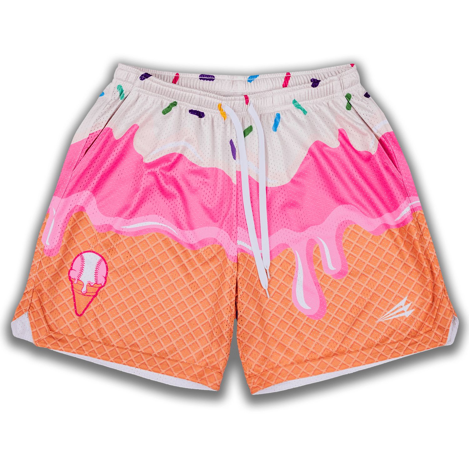 Cream City Ice Cream Seamhead Lifestyle Baseball Mesh Shorts