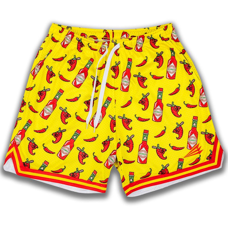 Ghost Peppers Seamhead Lifestyle Baseball Mesh Shorts