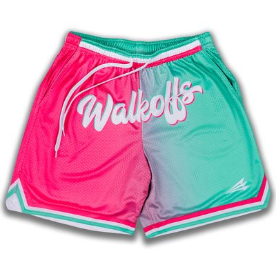 Watermelon Walkoffs Seamhead Lifestyle Baseball Mesh Shorts