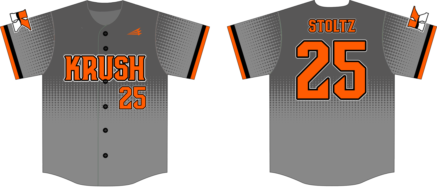 Davis Krush Custom HexaFlex Baseball Jersey #3
